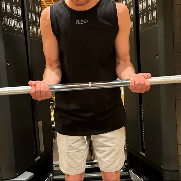 Men's Black Tank Top - Picture 2 of 4